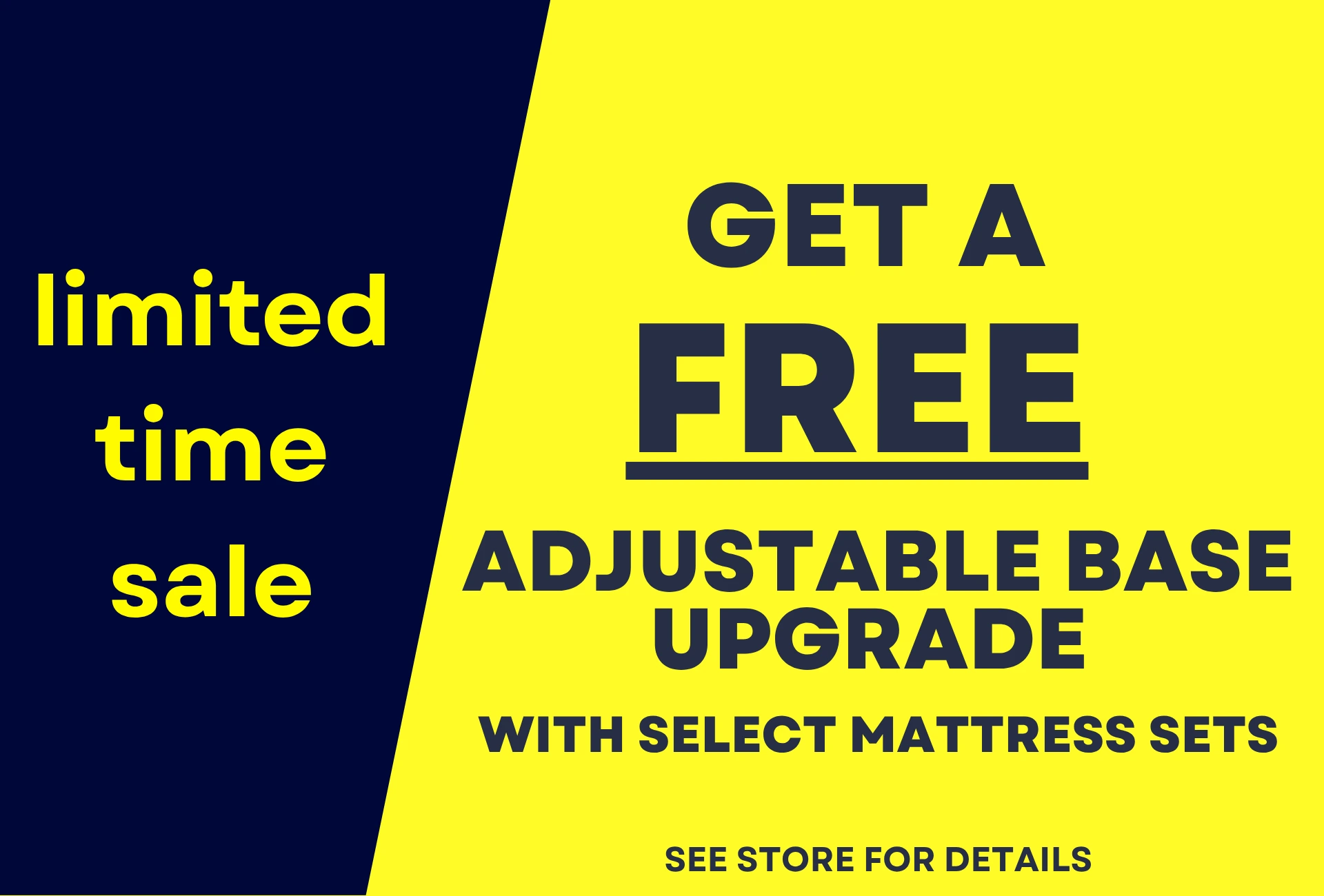 free adjustable base
