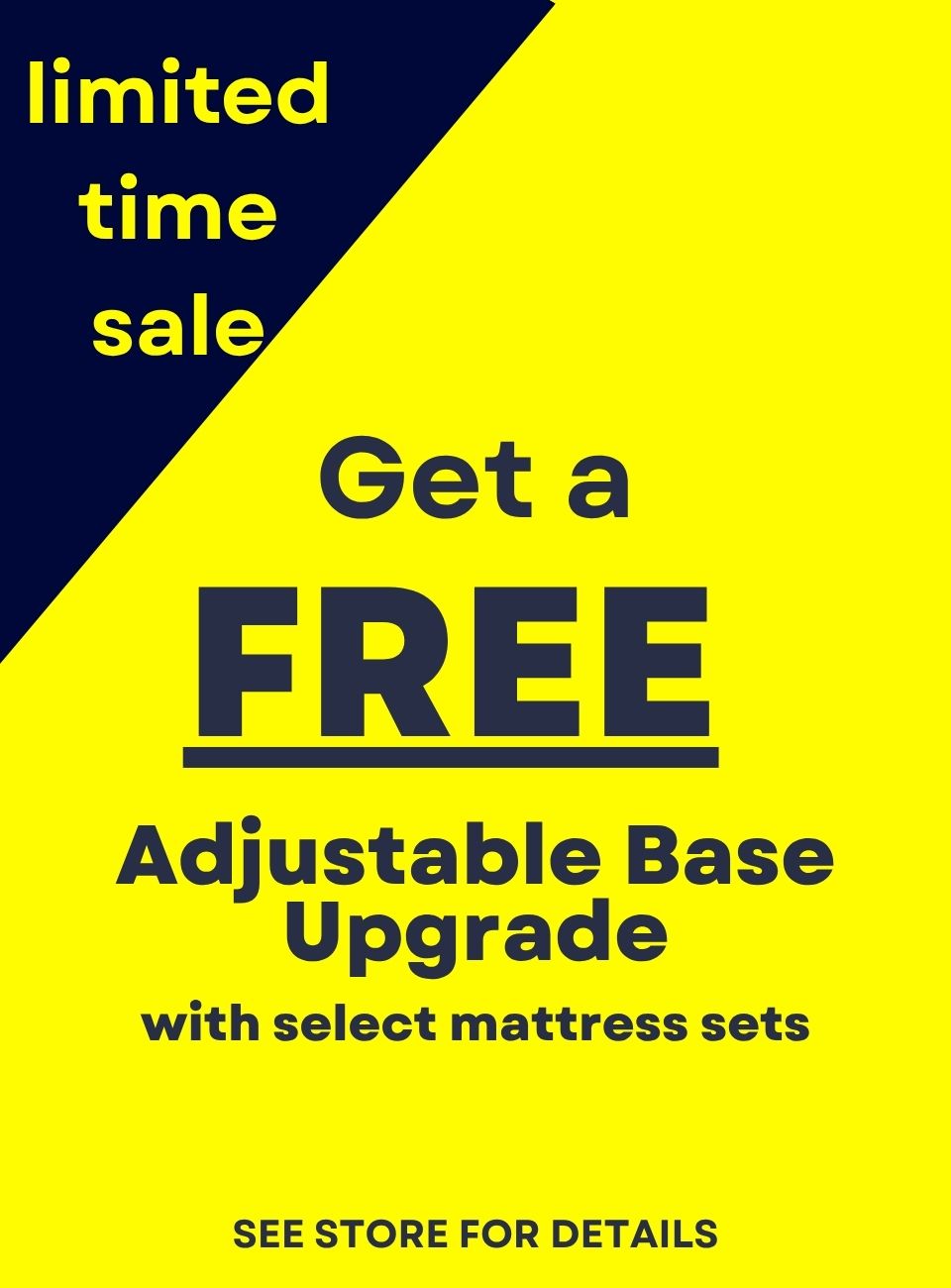 Free Adjustable Base