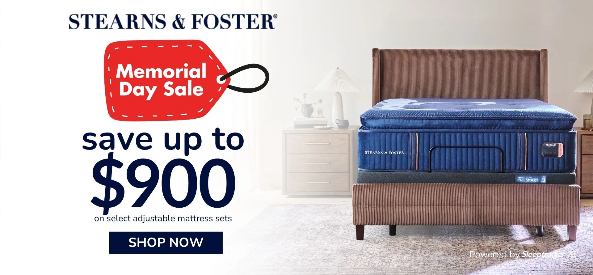 stearns & foster sale sleepzone