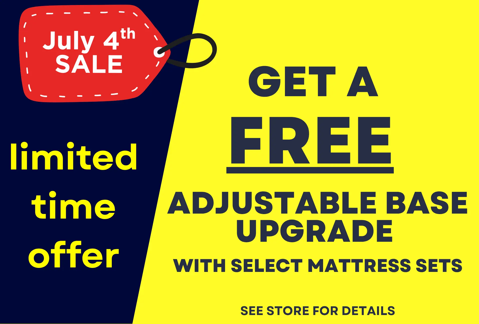 adjustable base july 4th sale free adjustable base july 4th sale