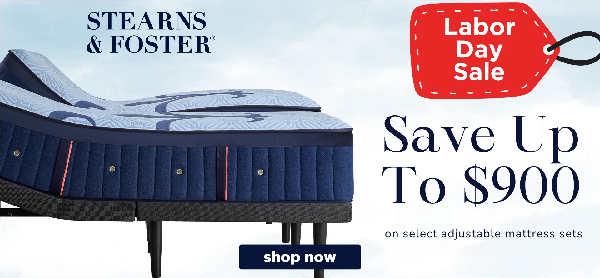 Stearns & Foster Labor Day Sale