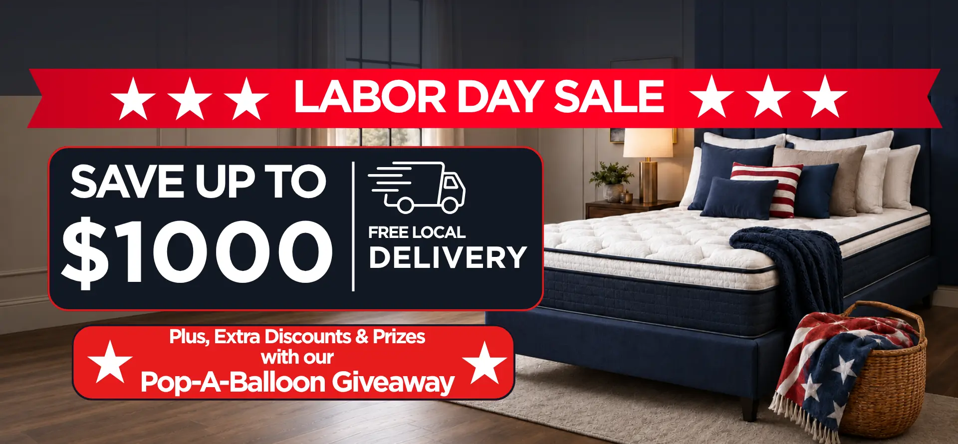 final labor day balloon banner labor day mattress sale sleepzone