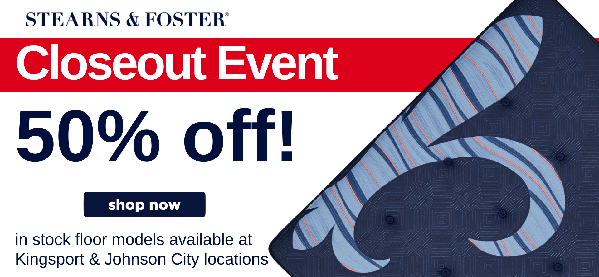 closeout banner